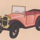 Vintage Car Mercedes Labourdette Skiff Painting Artwork Art Gallery London INDIA