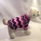 dog shirt X SMALL pink chevron dog shirts fleece sweater sweatshirt puppy