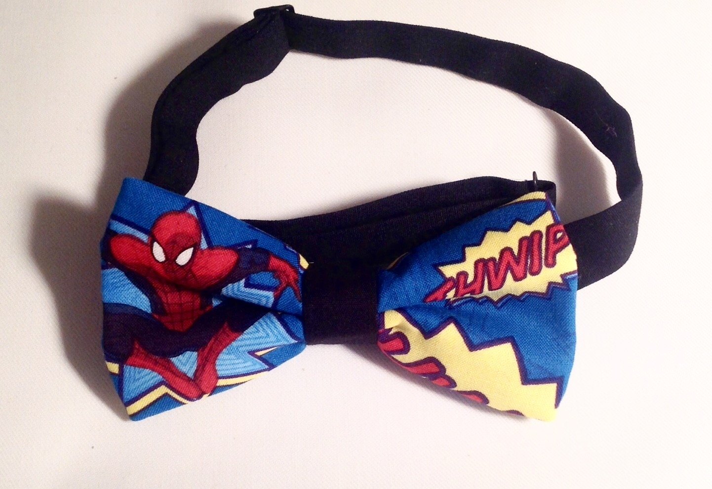 Bow tie men spiderman comic neckband cotton pretied superhero