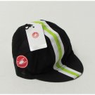 Castelli Retro 2 Cycling Cap One Size Black/White/Yellow New