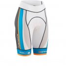 Louis Garnea Women's Equipe Cycling Shorts Size M White Blue Orange New