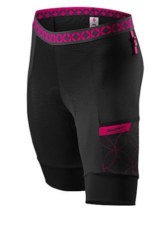 Specialized Women's Mountain Cycling Liner Short w/ SWAT Black/Pink Medium New