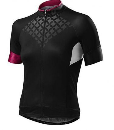 Specialized Women's SL Pro Cycling Jersey SS Black/Pink Medium New