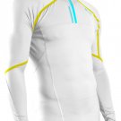 Sugoi RSR Race Top 1/4 Zip Long Sleeve Running/Fitness Shirt White Large NEW