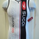 New Sugoi Womens RS Tri Tank Small White/Black/Red