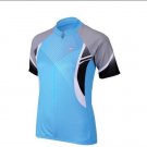Louis Garneau Women's Streetster Cycling Jersey Light Blue/Gray Medium New