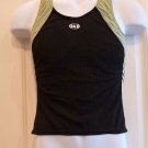 Louis Garneau Women's Tri Top Black/Green Medium Run Cycling NEW