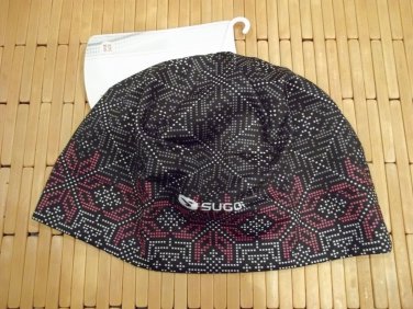 New Sugoi Womens Snowflake Ponytail Tuke Black Cycling Running
