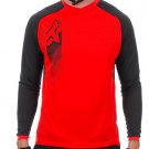 Fox Indicator Long Sleeve Mountain Bike Cycling Jersey Red Size Medium New