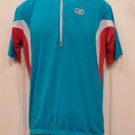 Sugoi Men's RSX Jersey Cyan Blue Large Cycling Tri NEW