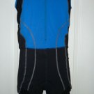 CEP Compression Triathalon Skinsuit Men's Size 4/L Black/Blue Cycling Tri New