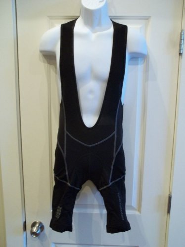 New CEP Mens Compression Bib Short Size 4 Black