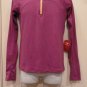 Sugoi Women's Carbon Zip Pullover Medium Purple Running Cycling Tri NEW