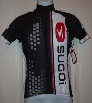 Sugoi RS Team Jersey Men's XS Black Cycling Tri New