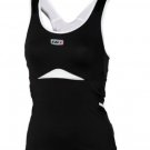 Louis Garneau Women's Fast Skin Cycling Running Tank Top Black Medium New