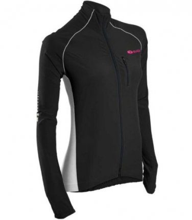 Sugoi Women's RSR Jacket Medium Black/Ultra Pink Running Cycling Tri NEW