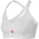 Castelli Rosso Corsa Support Sports Bra White Women's Small New