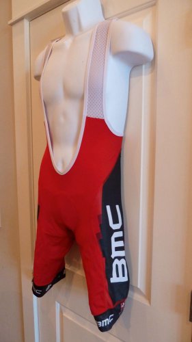 BMC Pro Cycling Team Men's Hincapie Sportswear Velocity Bib Shorts Small
