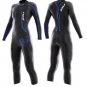 2XU Women's R:2 Race Wetsuit L/S Black/Blue Small Swim Aero Tri NEW