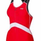 Louis Garneau Women's Pro Cycling Triathlon Top Red Medium New