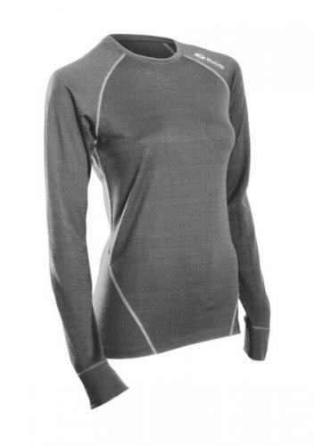 Sugoi Wallaroo 170 Cruiser Long Sleeve Base Layer Shirt Women's Grey Medium NEW