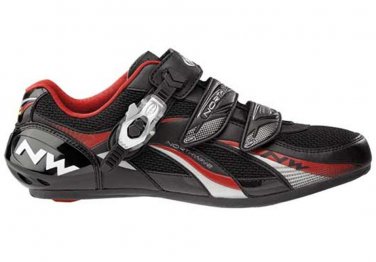 Northwave Fighter SBS Cycling Road Shoe Black/Red Size 47 New