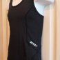 2XU Women's Running Tank Black Small Tri NEW