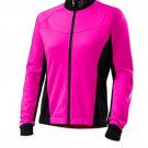 Specialized Women's Therminal LS Cycling Jersey Neon Pink Medium New