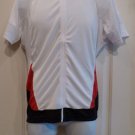 Hincapie Sportswear Men's Power Jersey Medium White/Red Cycling NEW