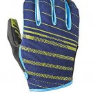 Specialized Lodown Full Finger Cycling Gloves Navy/Hyper Green Mens New