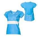 Louis Garneau Women's Wildflower Cycling Jersey Light Blue Medium New