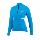 Louis Garneau Women's Aviano LS Jersey Medium Blue New