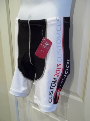 New Sugoi Womens RS Pro Shorts Large White/Black/Red Cycling
