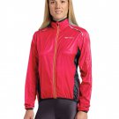 Sugoi Rose Red Helium Womens Cycling Jacket Size M New