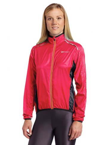 Sugoi Rose Red Helium Womens Cycling Jacket Size M New