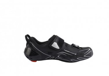 Northwave Tri-Sonic Cycling Triathlon Shoe Black Size 46 New