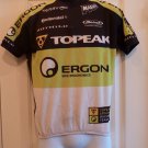 Topeak Ergon Team S/S Cycling Jersey Black/Green Small Maisch Sportswear