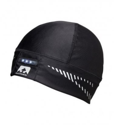 Nathan DomeLight PT Beanie with LED Light S/M Black NEW