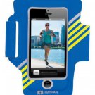Nathan SuperSonic 2 for iPhone 5 Music/Phone Arm Band Blue/Yellow NEW