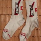 BMC Pro Cycling Team SockGuy Men's Cotton Shoe Covers White L/XL