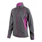 Louis Garneau Grey/Pink Electra Womens Cycling Jacket Size M New