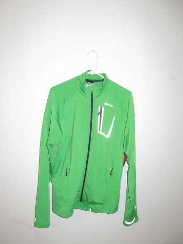 Sugoi Classic Green MidZero Full Zip Jacket L New