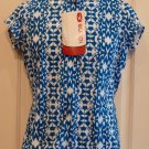 Sugoi Women's Kaleidoscope Jersey Blue/White Medium Cycling Tri Mtb