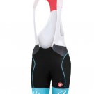 Castelli Free Aero W Bibshort Womens Small Black/Blue/Red Cycling Shorts New