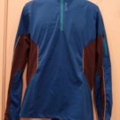 Sugoi Men's Firewall 180 Zip L/S Top True Blue Large Running Tri NEW