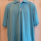Ashworth Men's EZ-Tech Polo Light Blue Large Golf NEW
