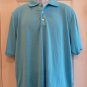 Ashworth Men's EZ-Tech Polo Light Blue Large Golf NEW