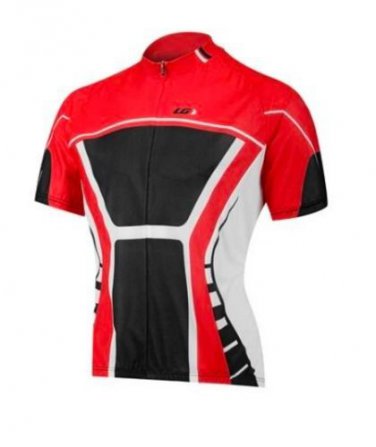 Louis Garneau Equipe Semi-Pro Cycling Jersey Red/Black Mens Medium New