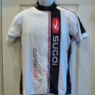 New Sugoi Womens RS Jersey Large White/Black/Red Cycling