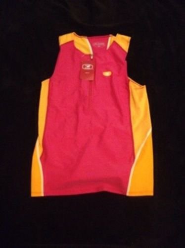 Sugoi Bright Rose RPM Tri Tank Top Size M New